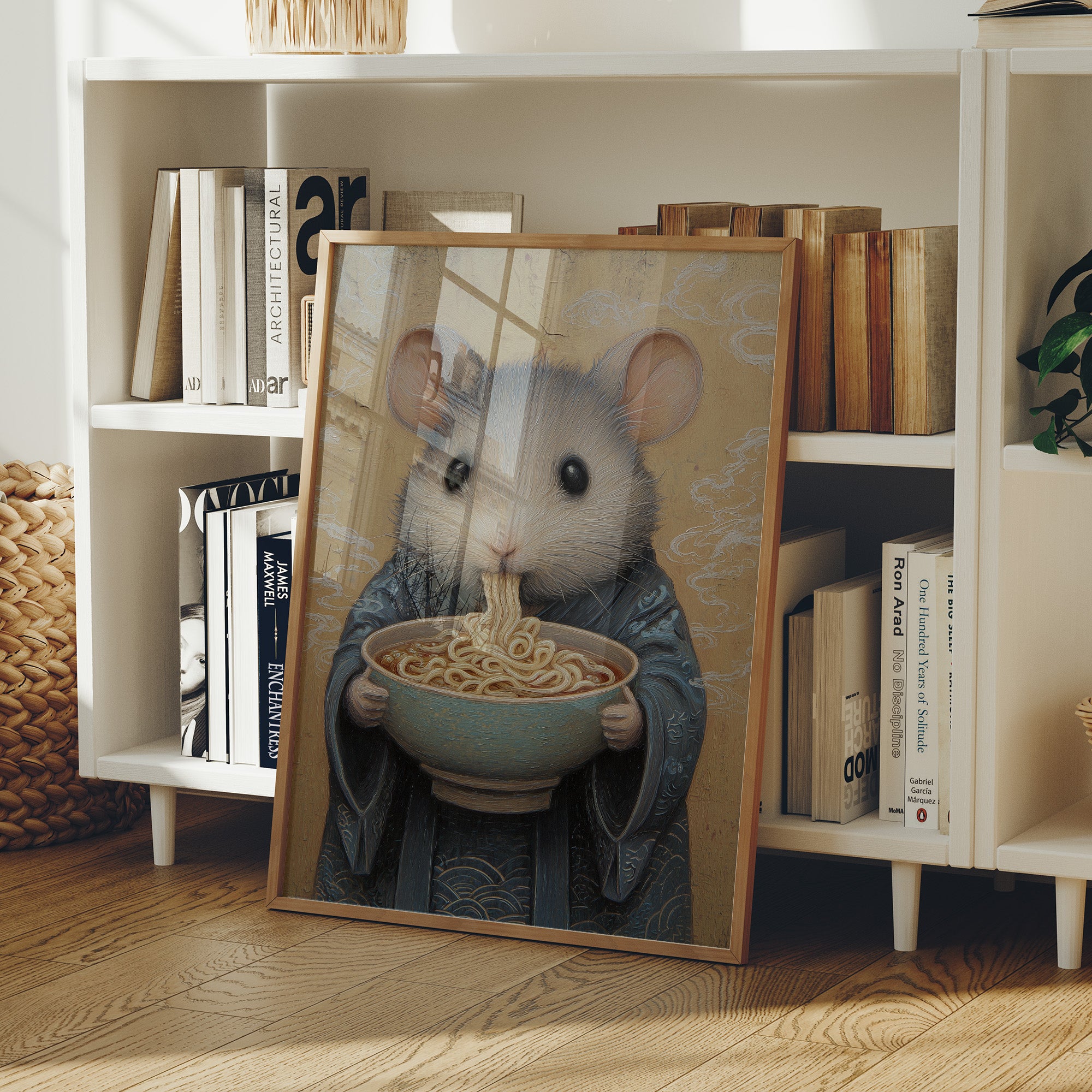 Tiny Master Savors Noodle Wisdom