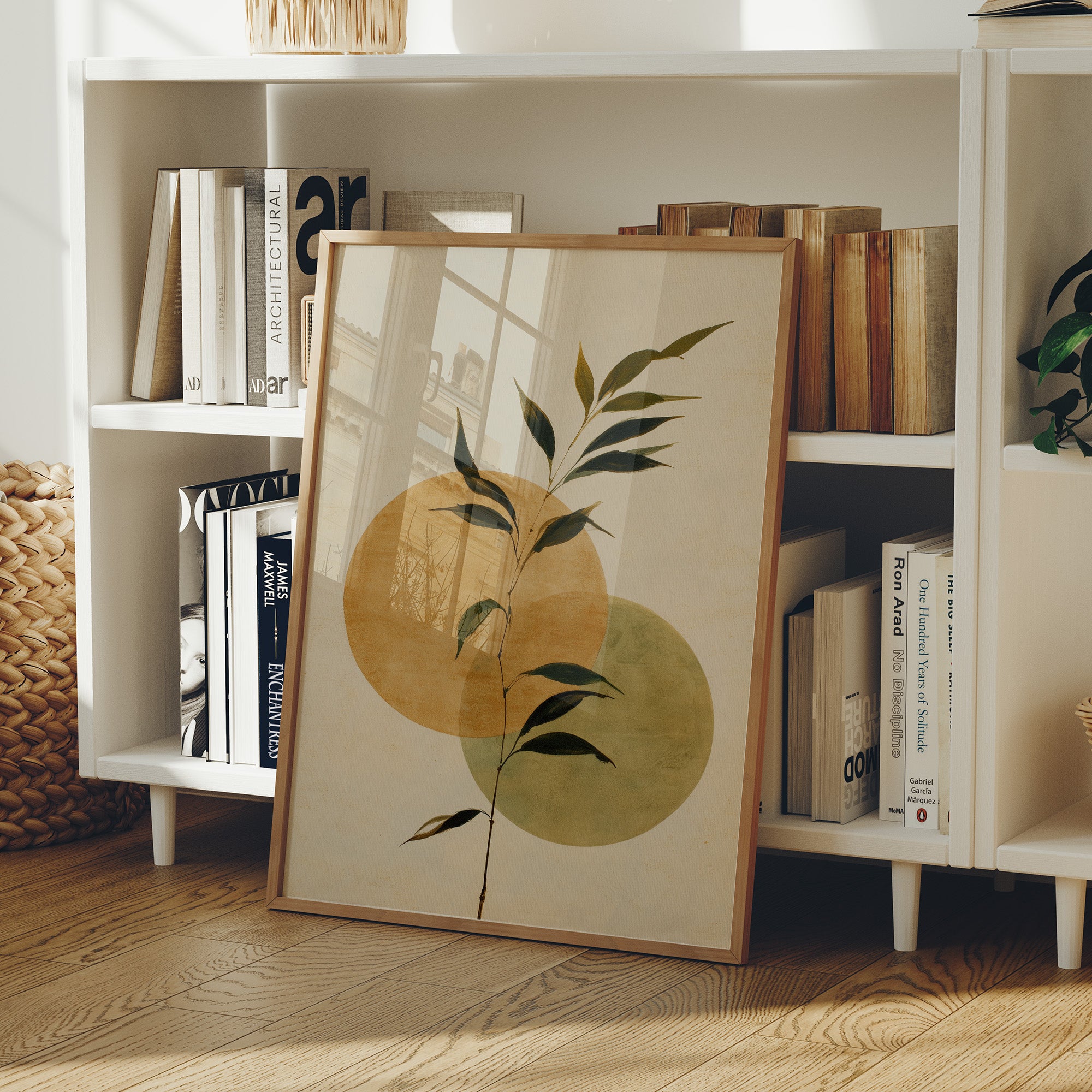 Bamboo Leaves Dance Through Golden Moons