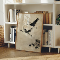 Cranes Paint Their Morning Dance