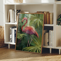 Tropical Grace Among Palm Shadows