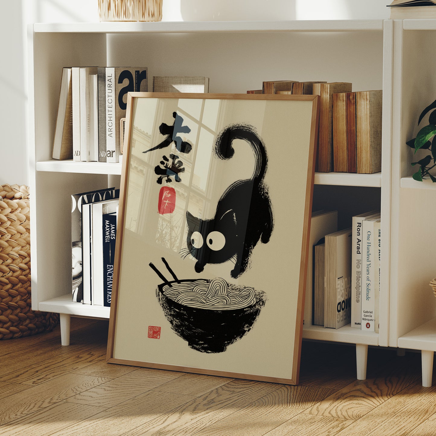 Curious Kitten Discovers Noodle Magic