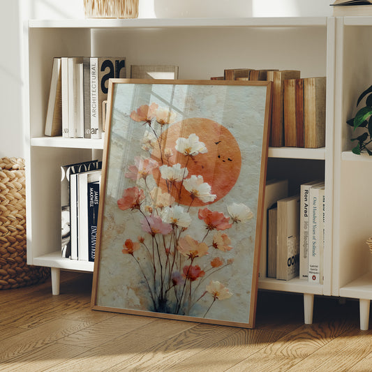 Wild Poppies Dance At Sunset