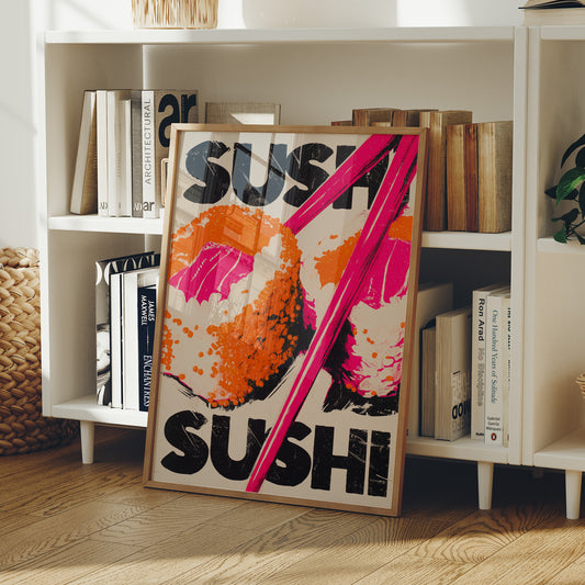 Bold Letters Dance In Neon Heat