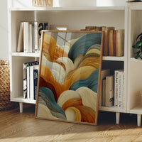 Waves Of Honey Meet Ocean Blue