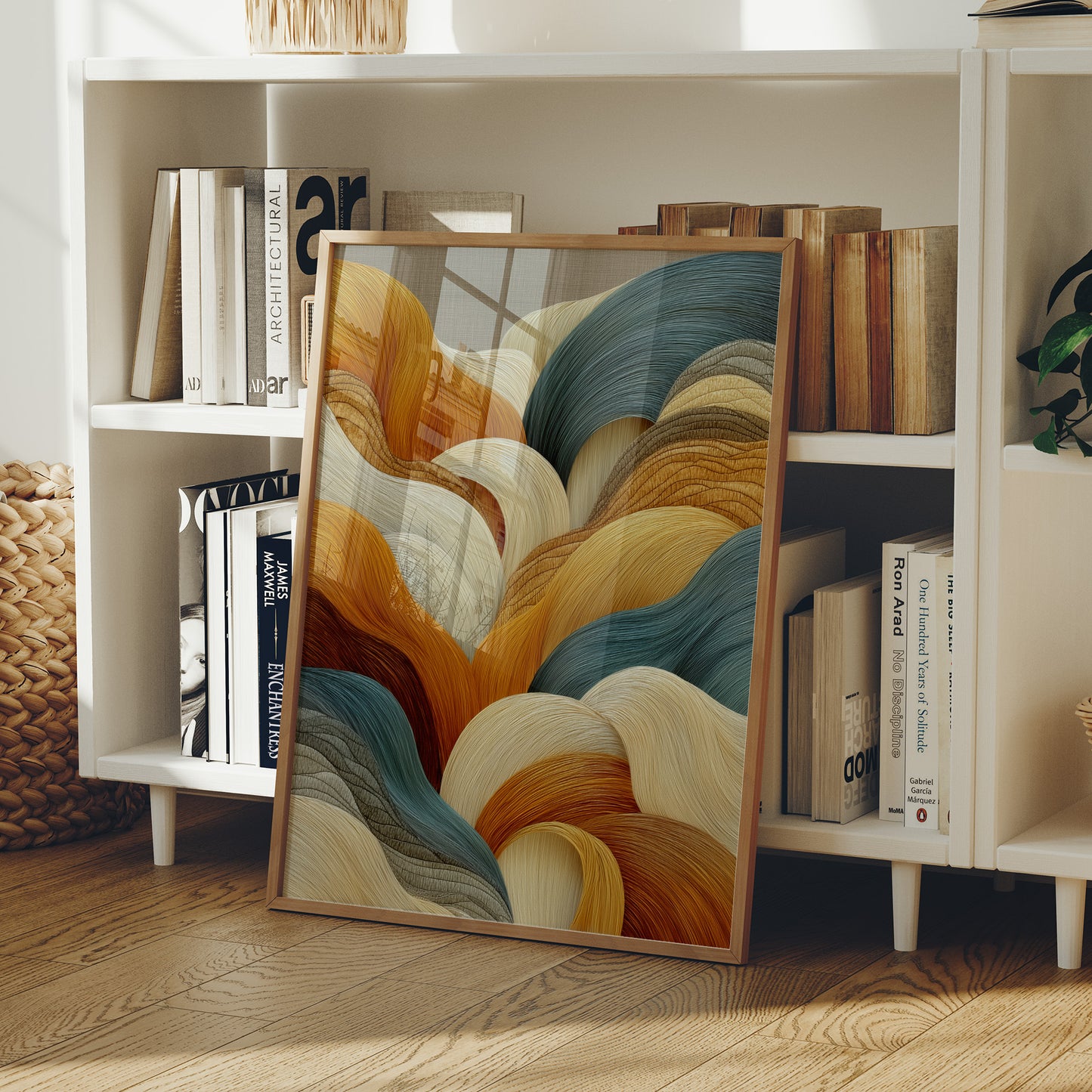 Waves Of Honey Meet Ocean Blue