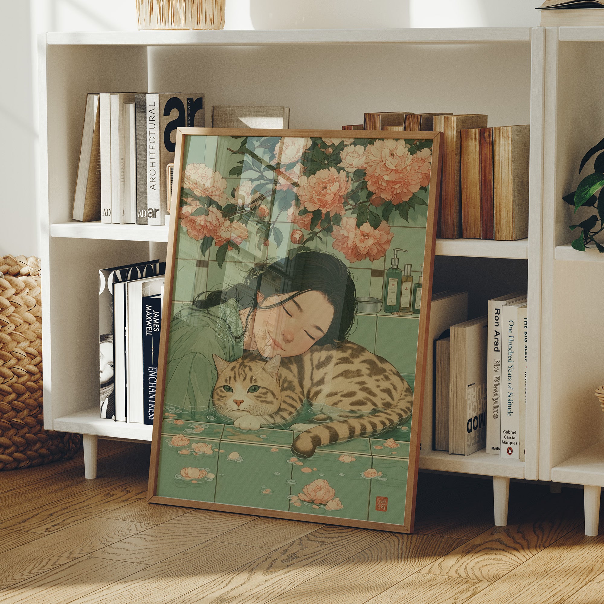 Peach Blossoms Guard Afternoon Dreams