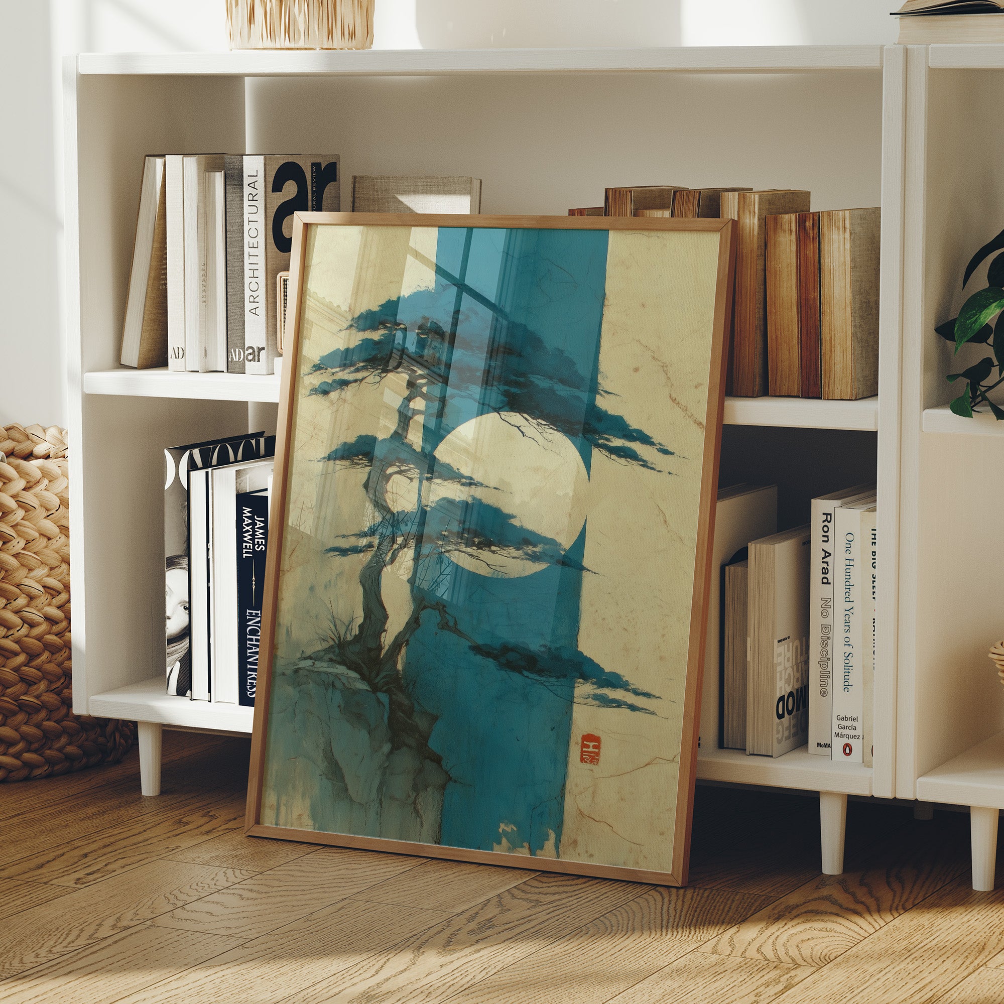 Lone Pine Bends Toward Moonlight