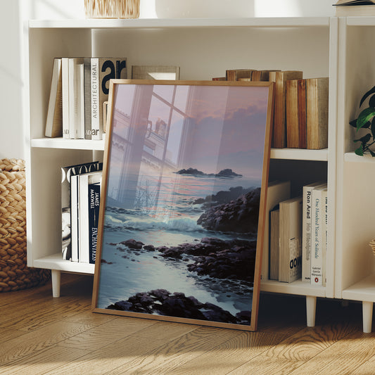 Ocean Rocks Dance At Dawn