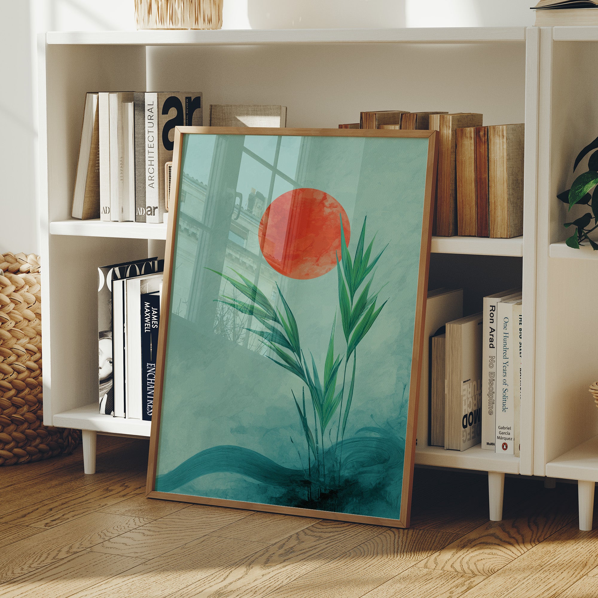 Bamboo Bows To Coral Sun