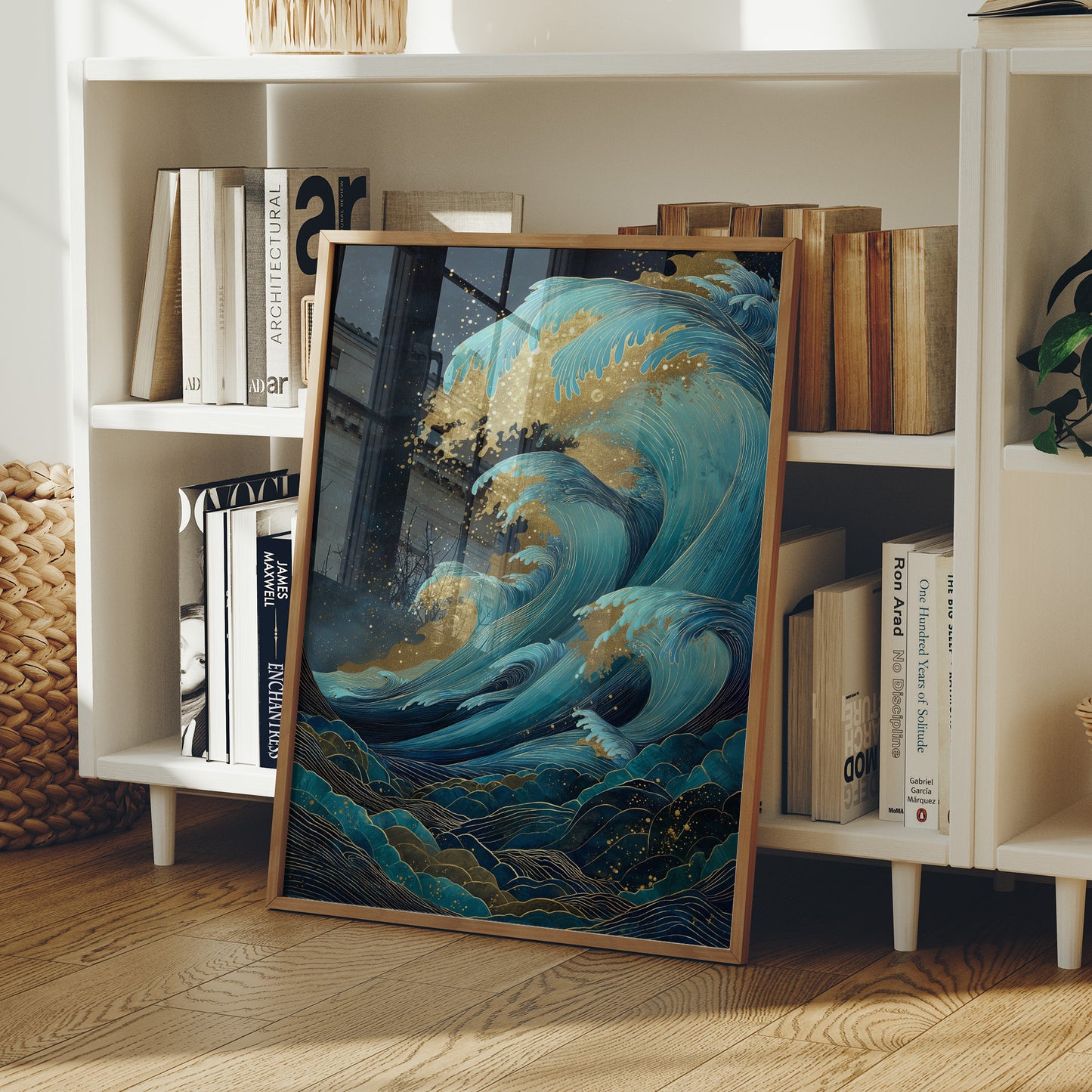 Ocean Waves Cast Golden Dreams