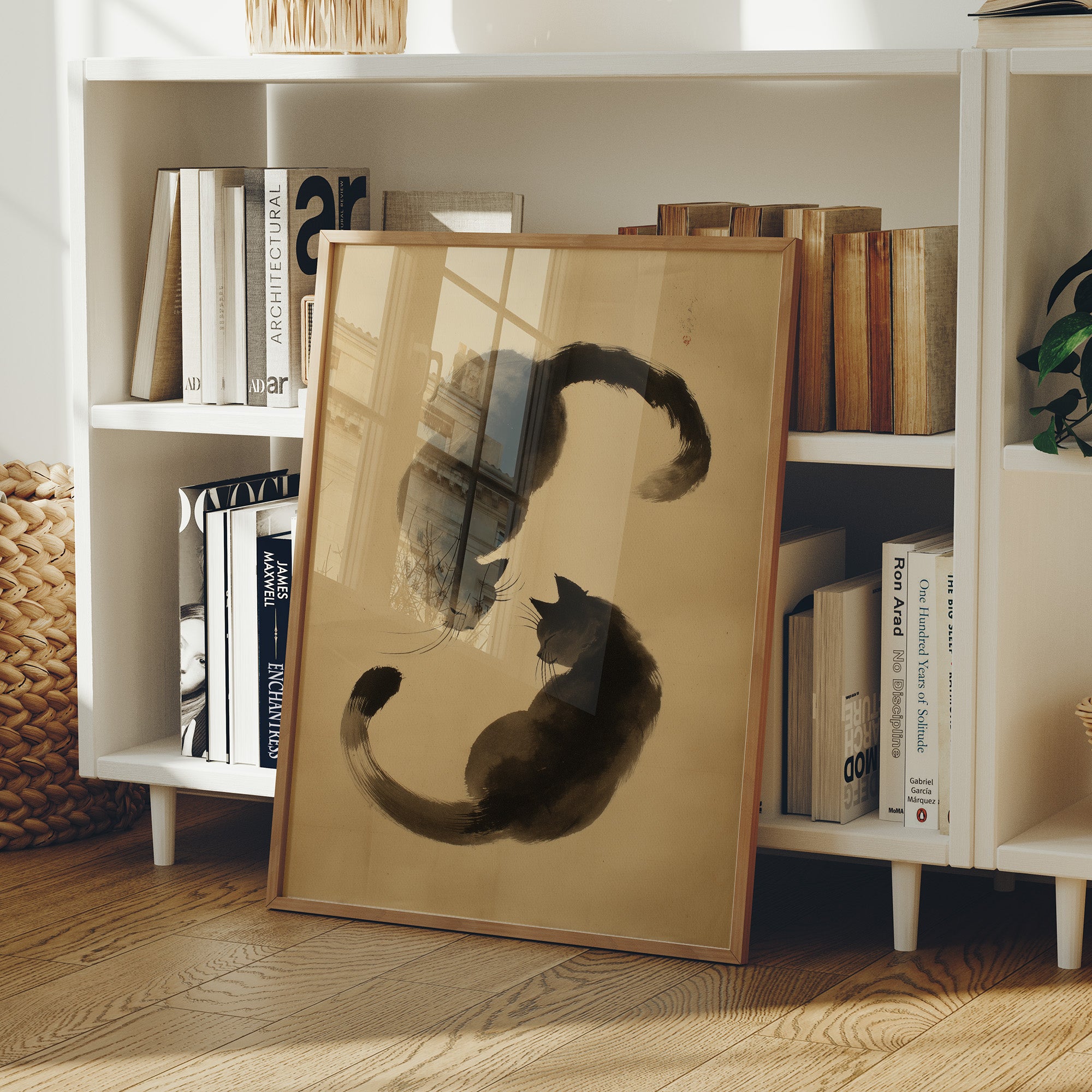 Feline Brushstrokes Share Quiet Secrets