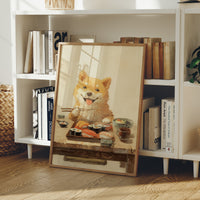 Sushi Night With Happy Shiba