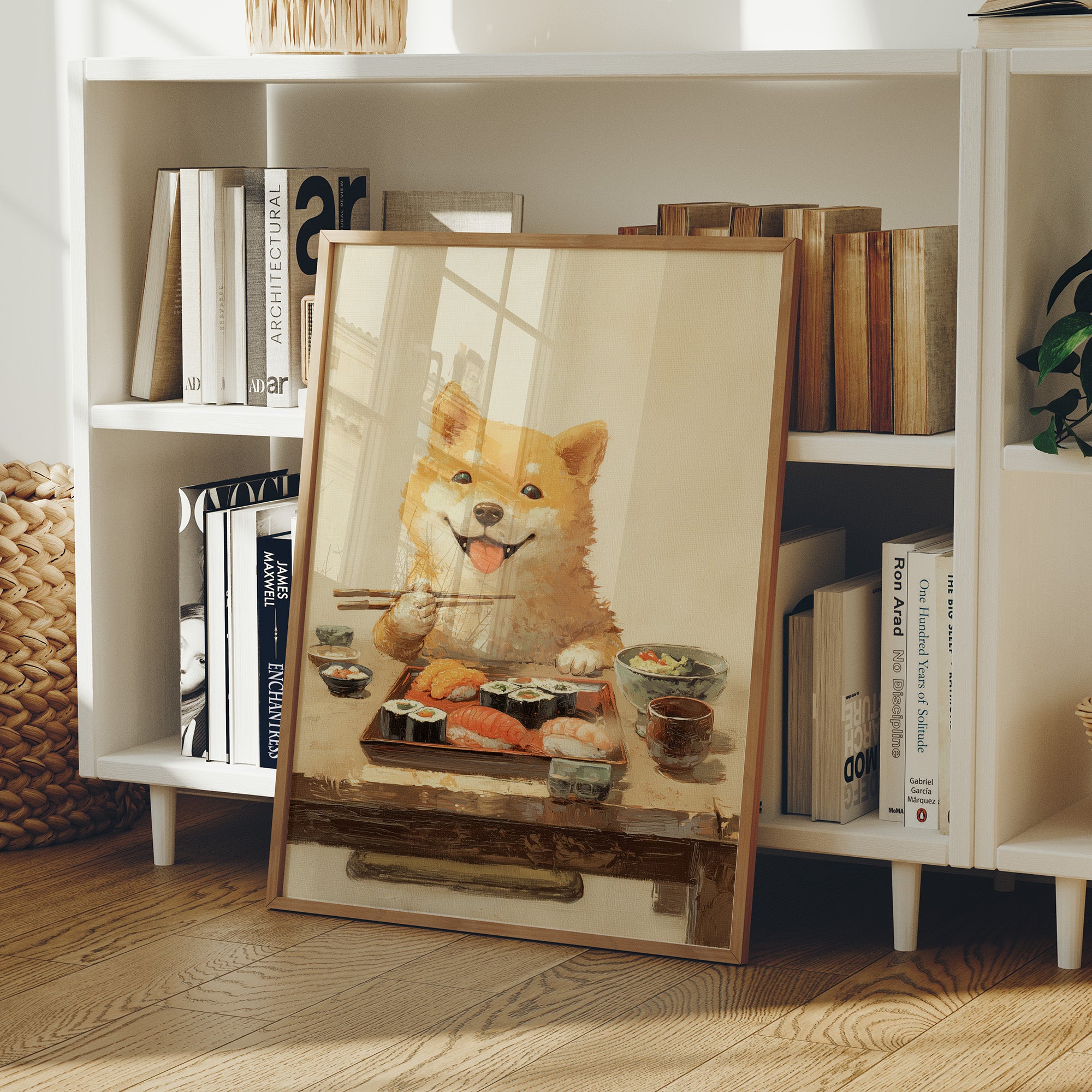 Sushi Night With Happy Shiba