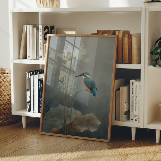 Blue Hunter Finds Morning Mist