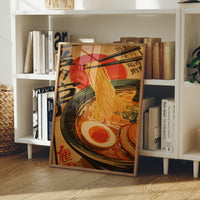 Golden Noodles Dance In Sunset Bowl