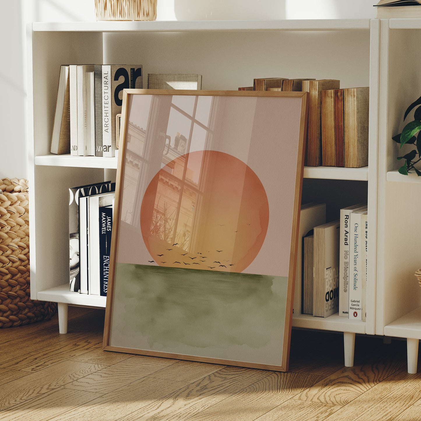 Birds Circle The Coral Dawn