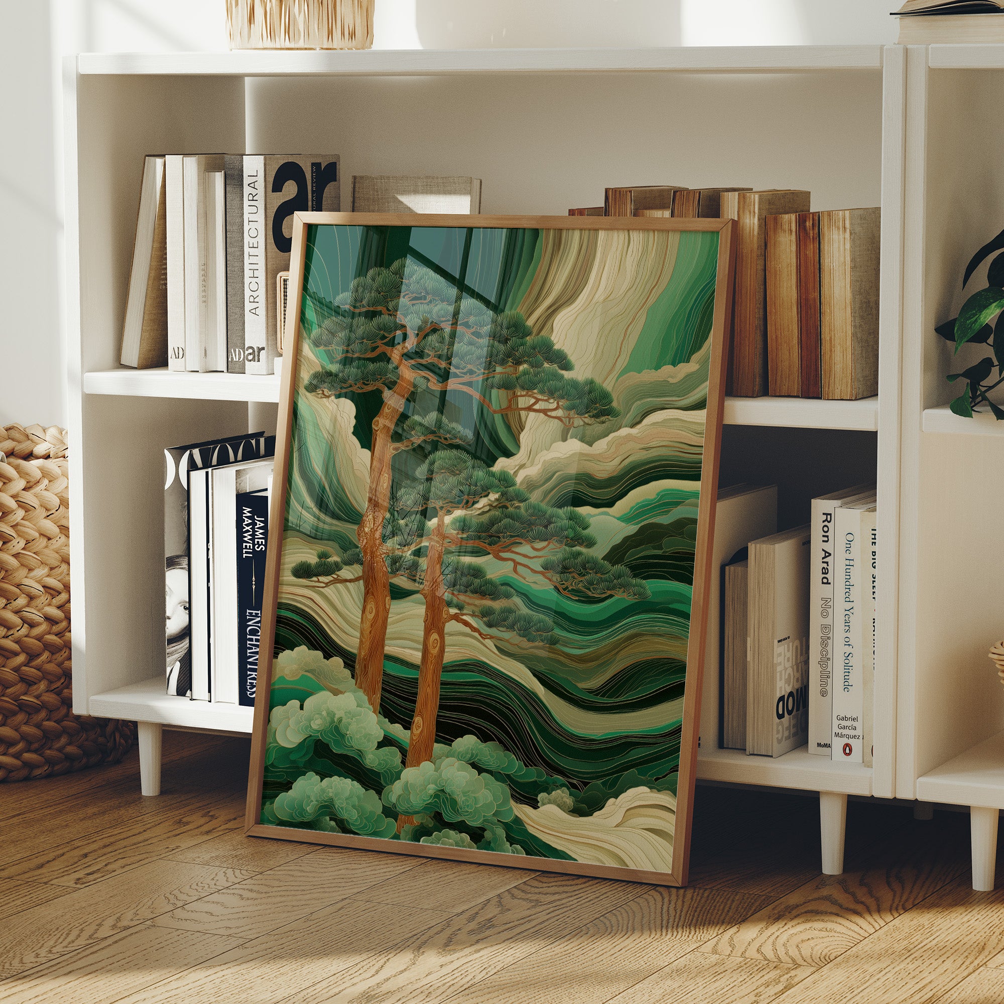 Emerald Winds Shape Ancient Pines