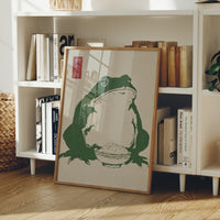 Wise Toad Serves Rice At Dawn