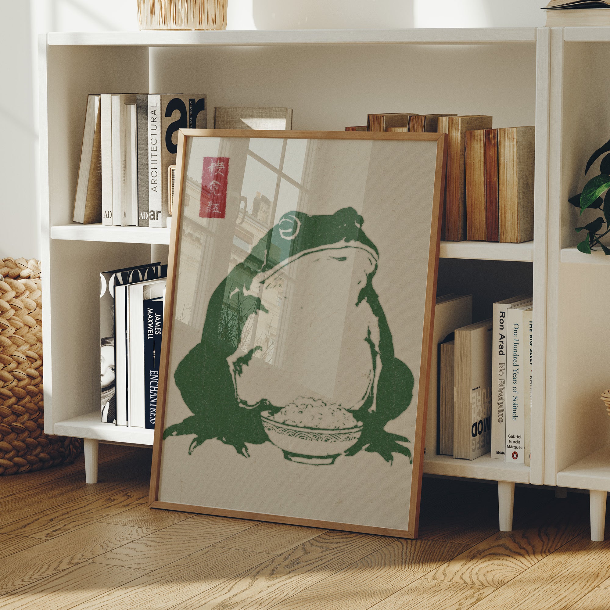 Wise Toad Serves Rice At Dawn