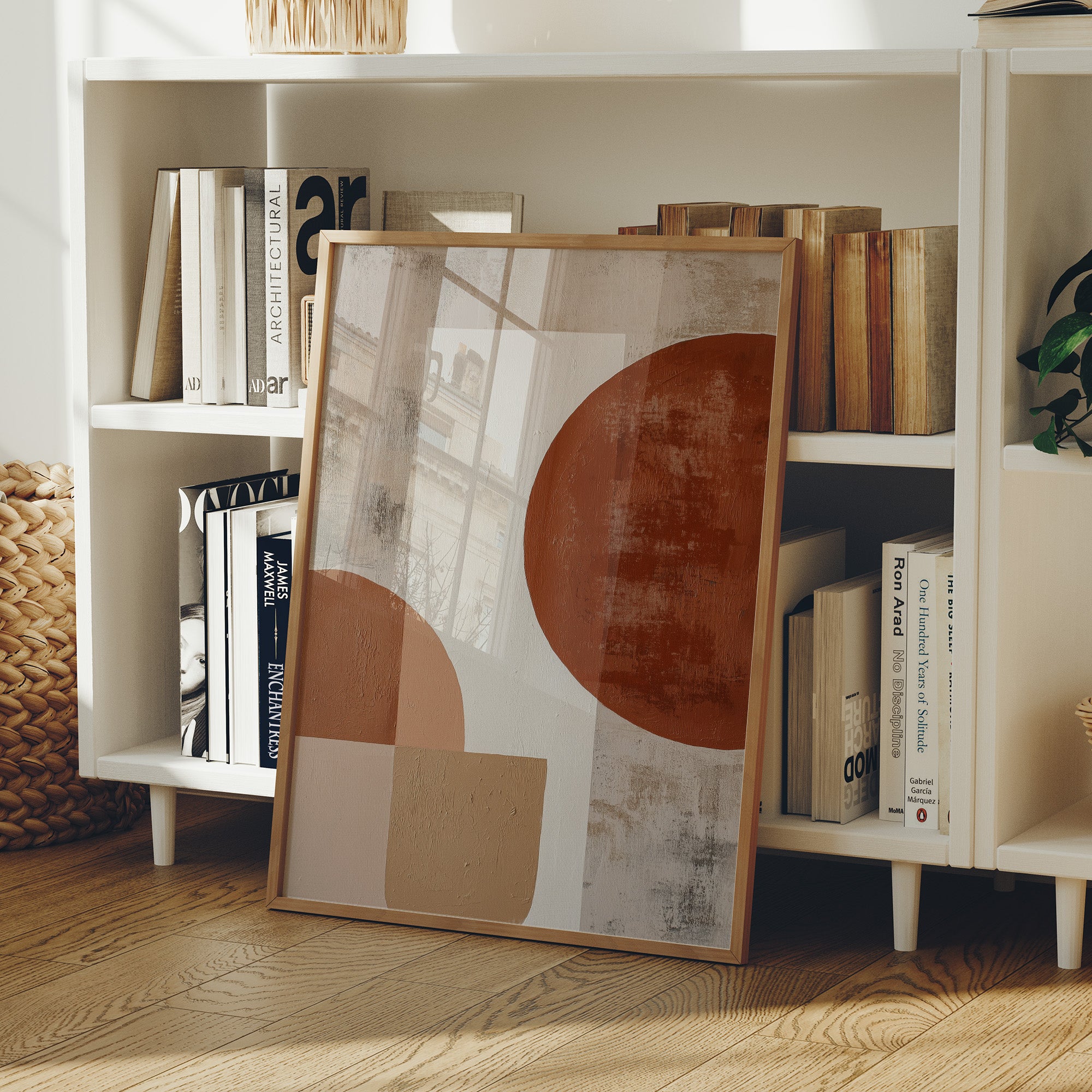 Terracotta Moons Shape Morning Light