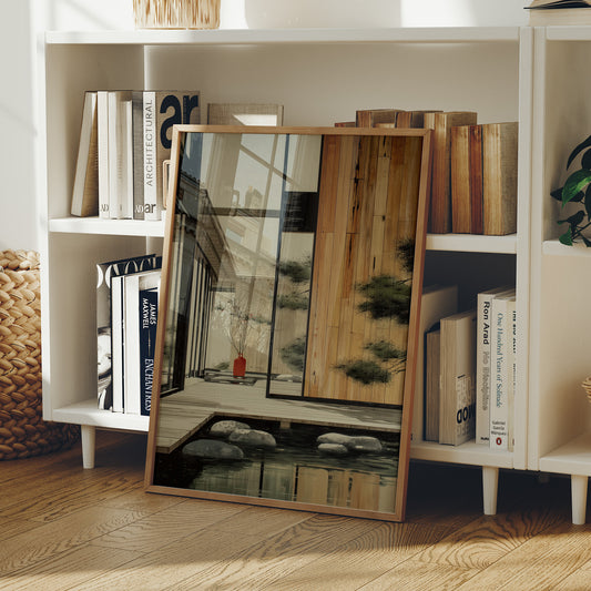 Zen Garden Reflects Modern Solitude