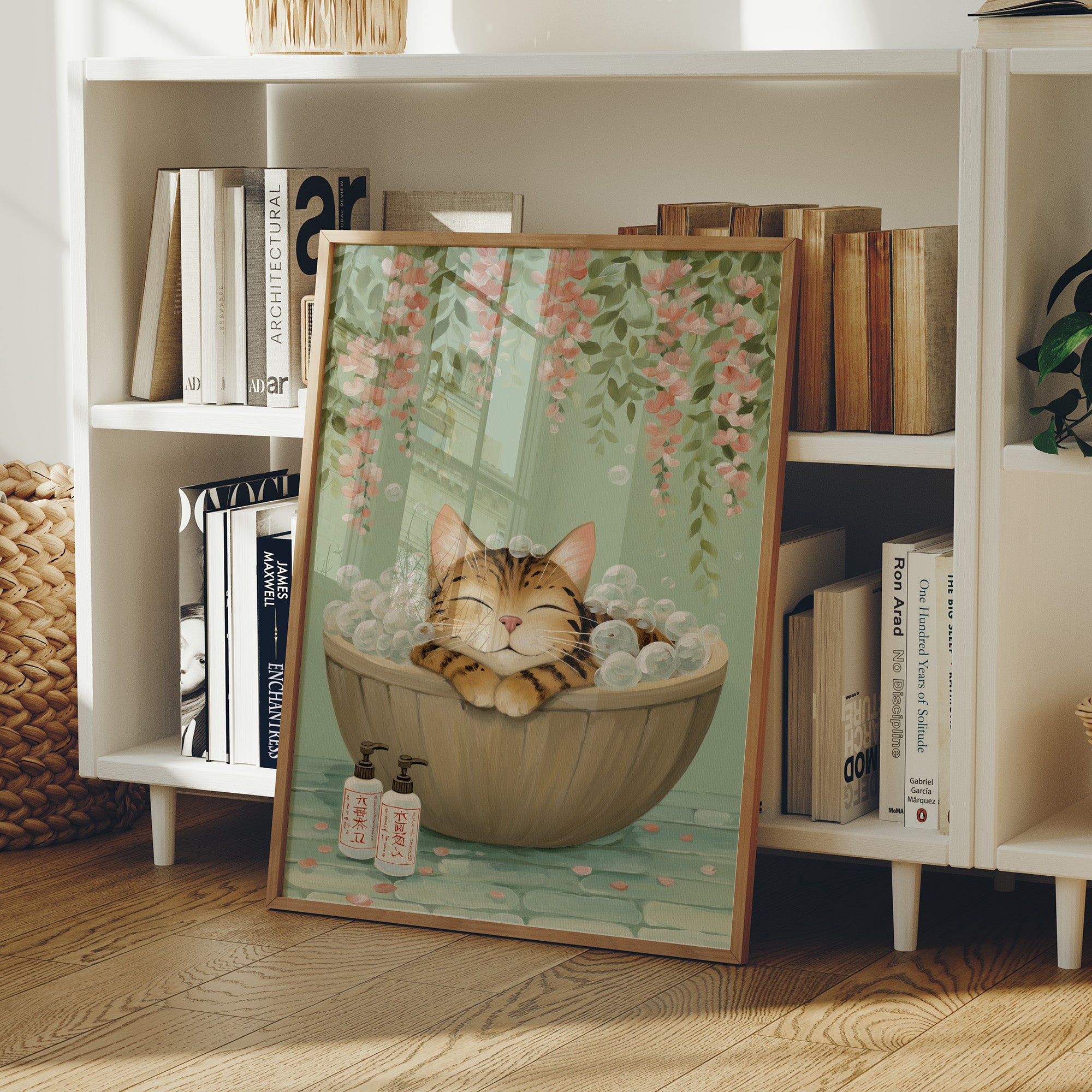 Bubble Bath Under Cherry Blossoms