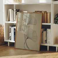 Ginkgo Lines Dance In Morning Light