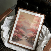 Cherry Blossoms Dance Near Fuji