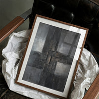 Concrete Poetry In Charcoal Light