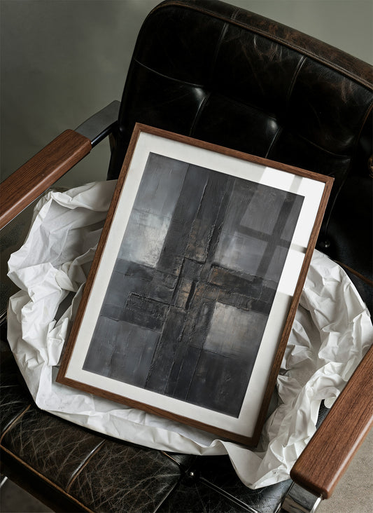 Concrete Poetry In Charcoal Light