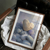 Stone Hearts Rest In Morning Light