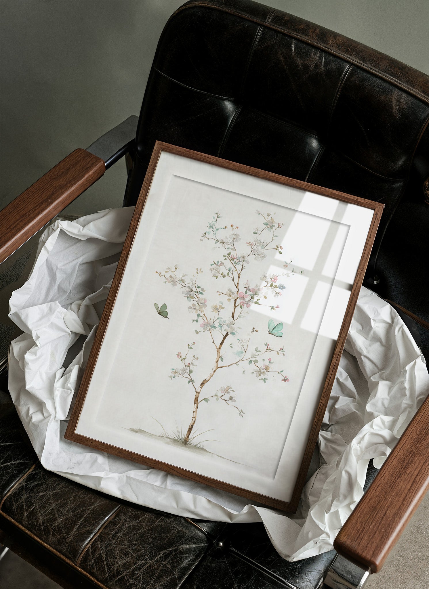 Butterflies Dance Through Cherry Light