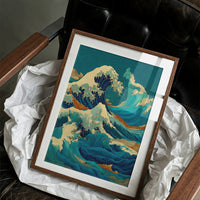 Ocean Swirls Dance With Golden Light