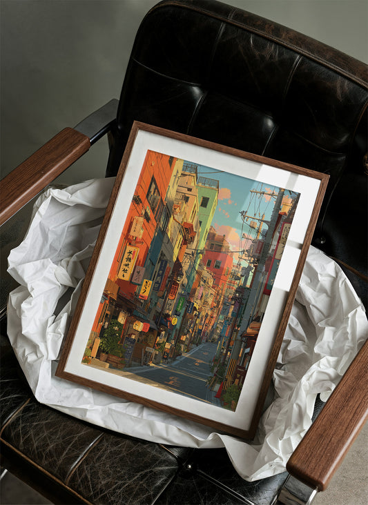 Tokyo Streets Glow At Dusk