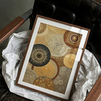 Celestial Circles Dance In Gold