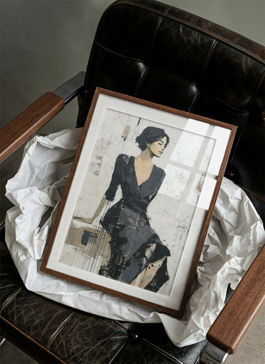 Elegant Moments In Black Ink