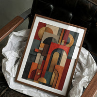 Geometric Rhythms In Autumn Tones