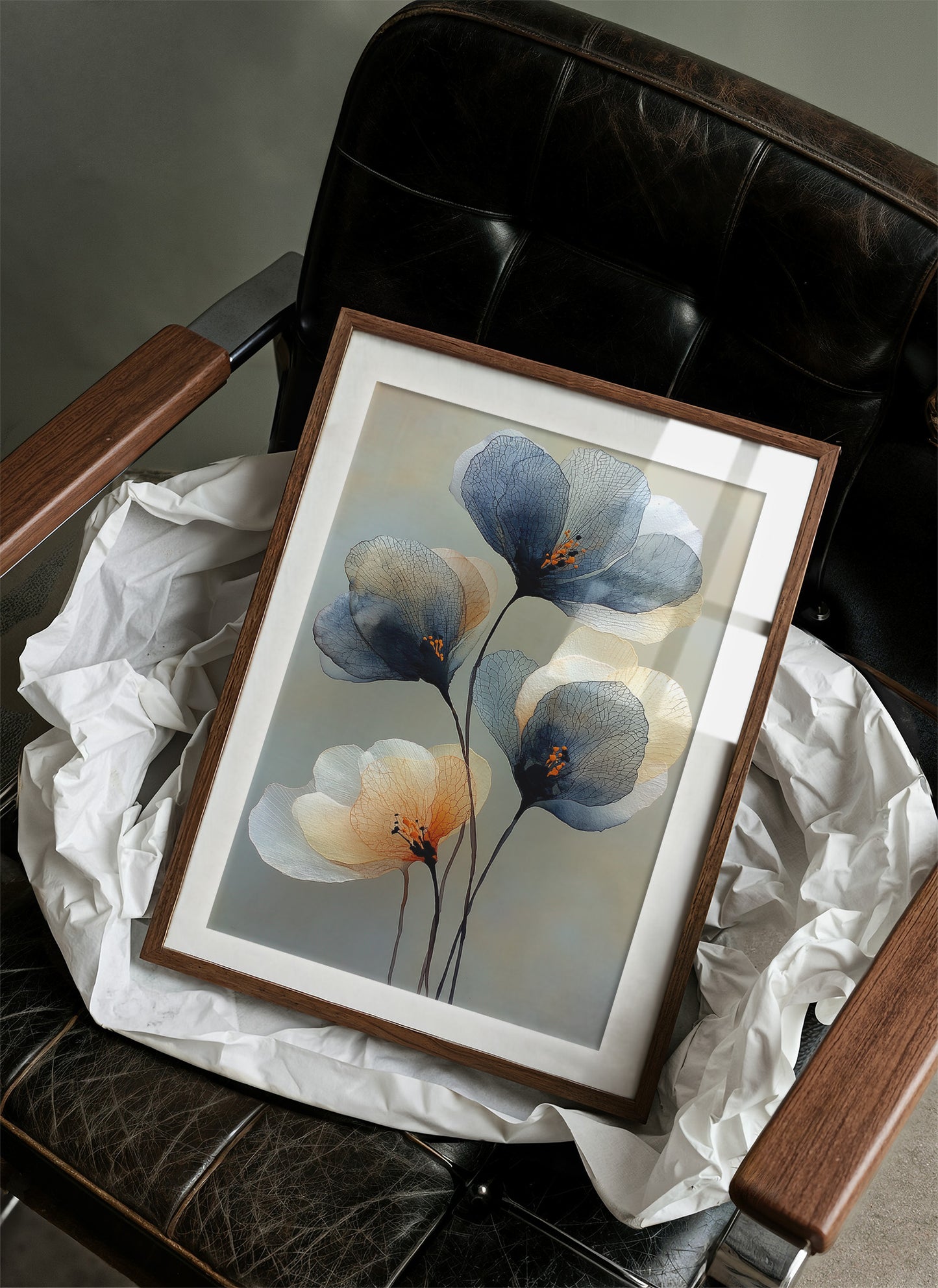 Indigo Petals Dance At Dawn