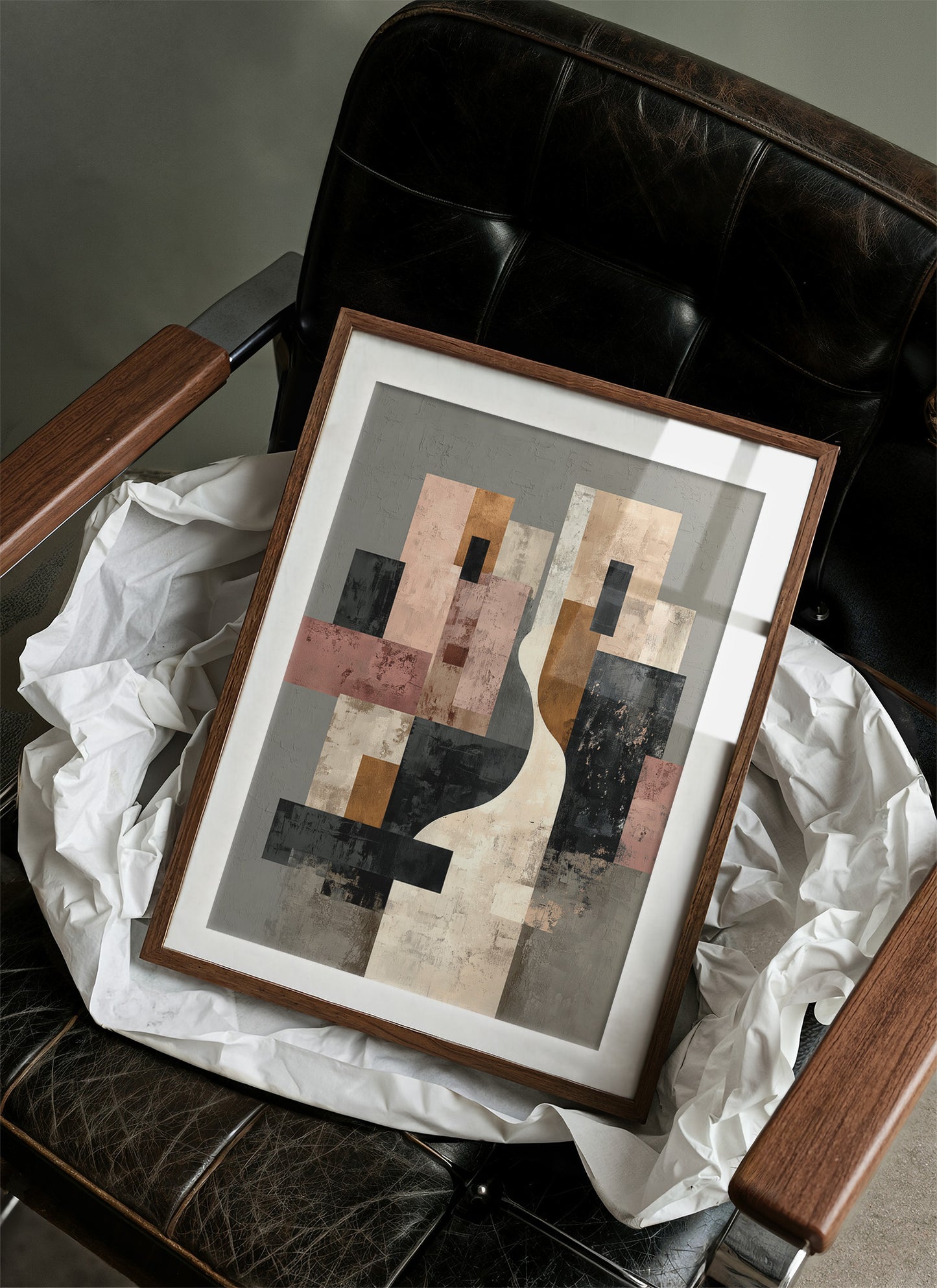 Modernist Forms Dance In Sunlight