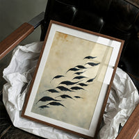 Birds Take Flight At Dawn