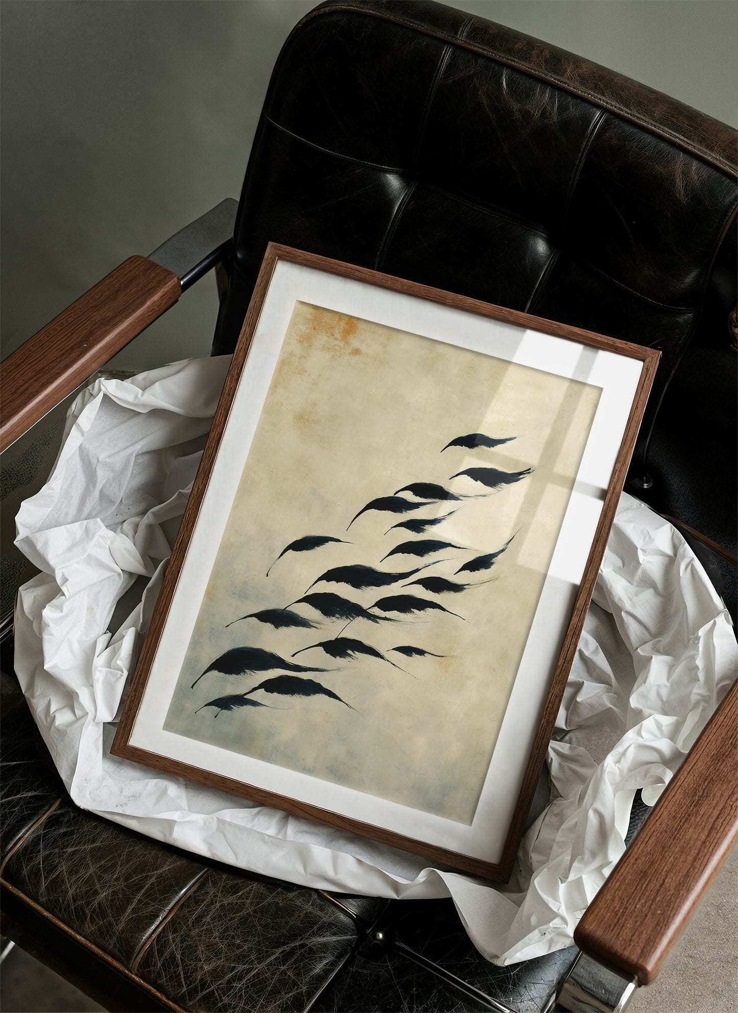 Birds Take Flight At Dawn