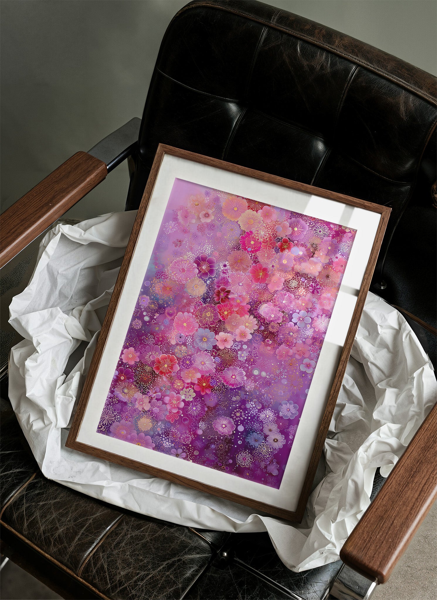 Cherry Blossoms Dance Through Purple Dreams