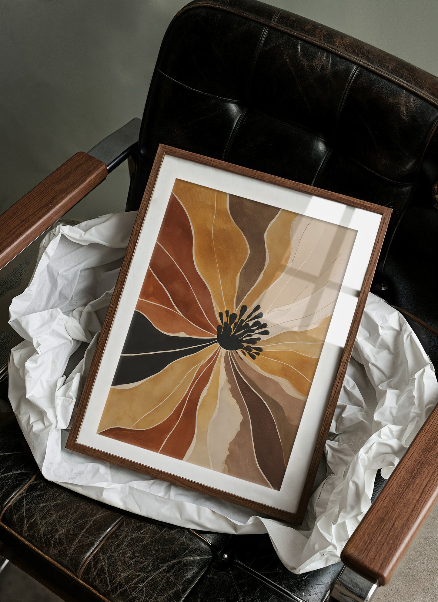 Autumn Petals Dance In Sunlight