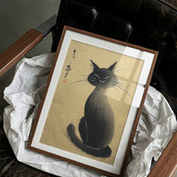 Midnight Cat Grins At Dawn