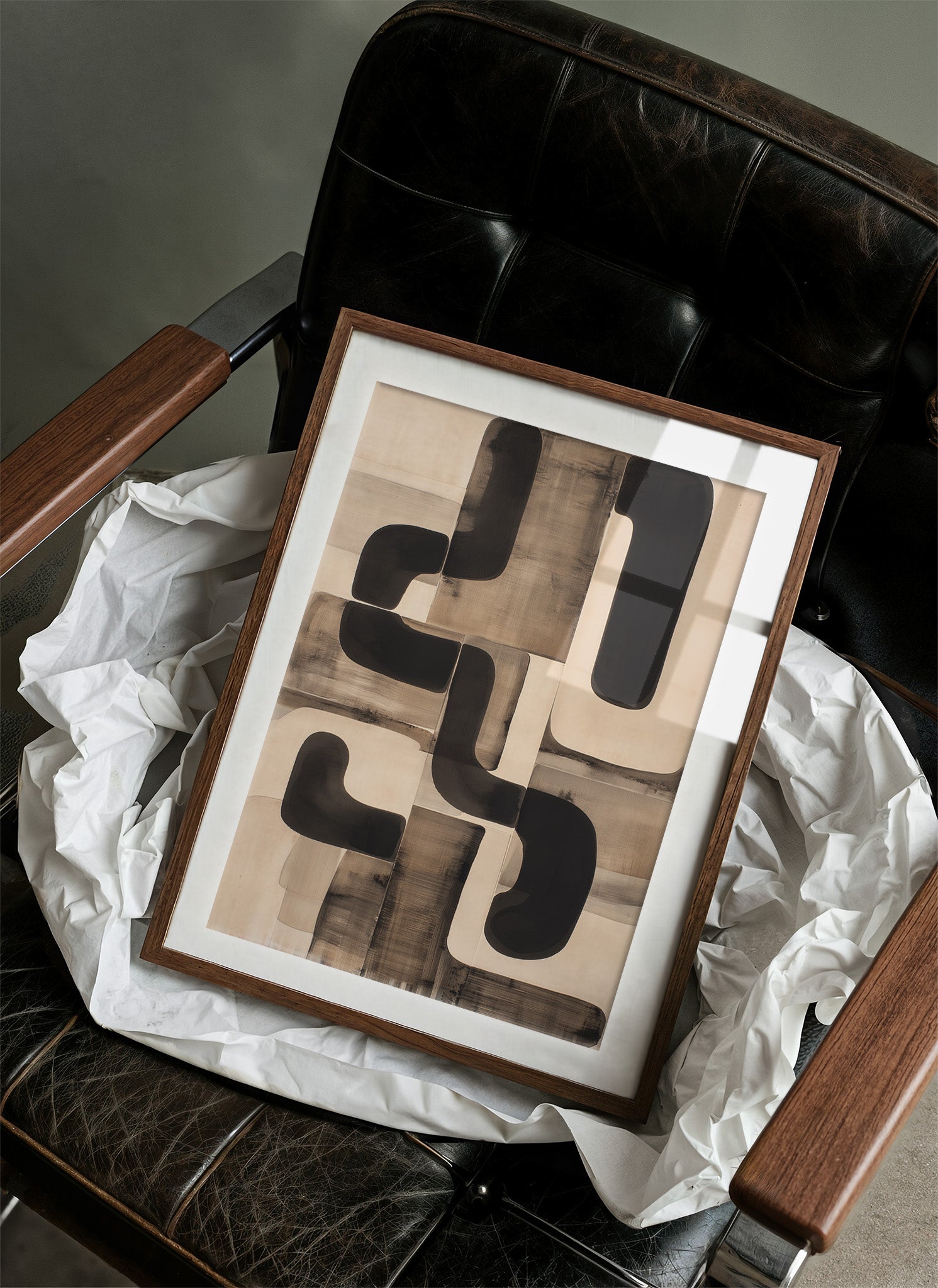 Modern Paths Cross In Neutral Light