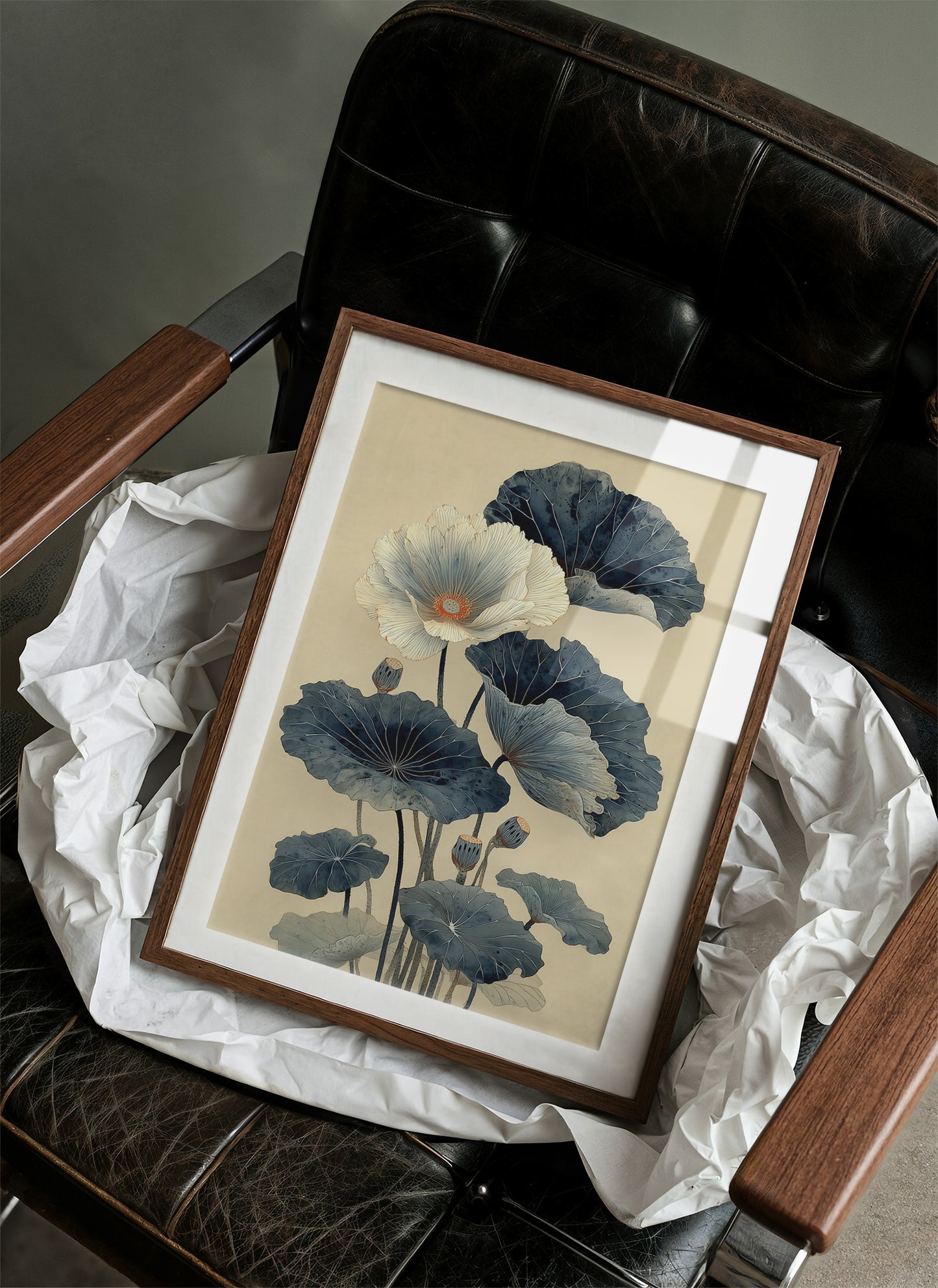 Lotus Blooms Above Evening Spirits