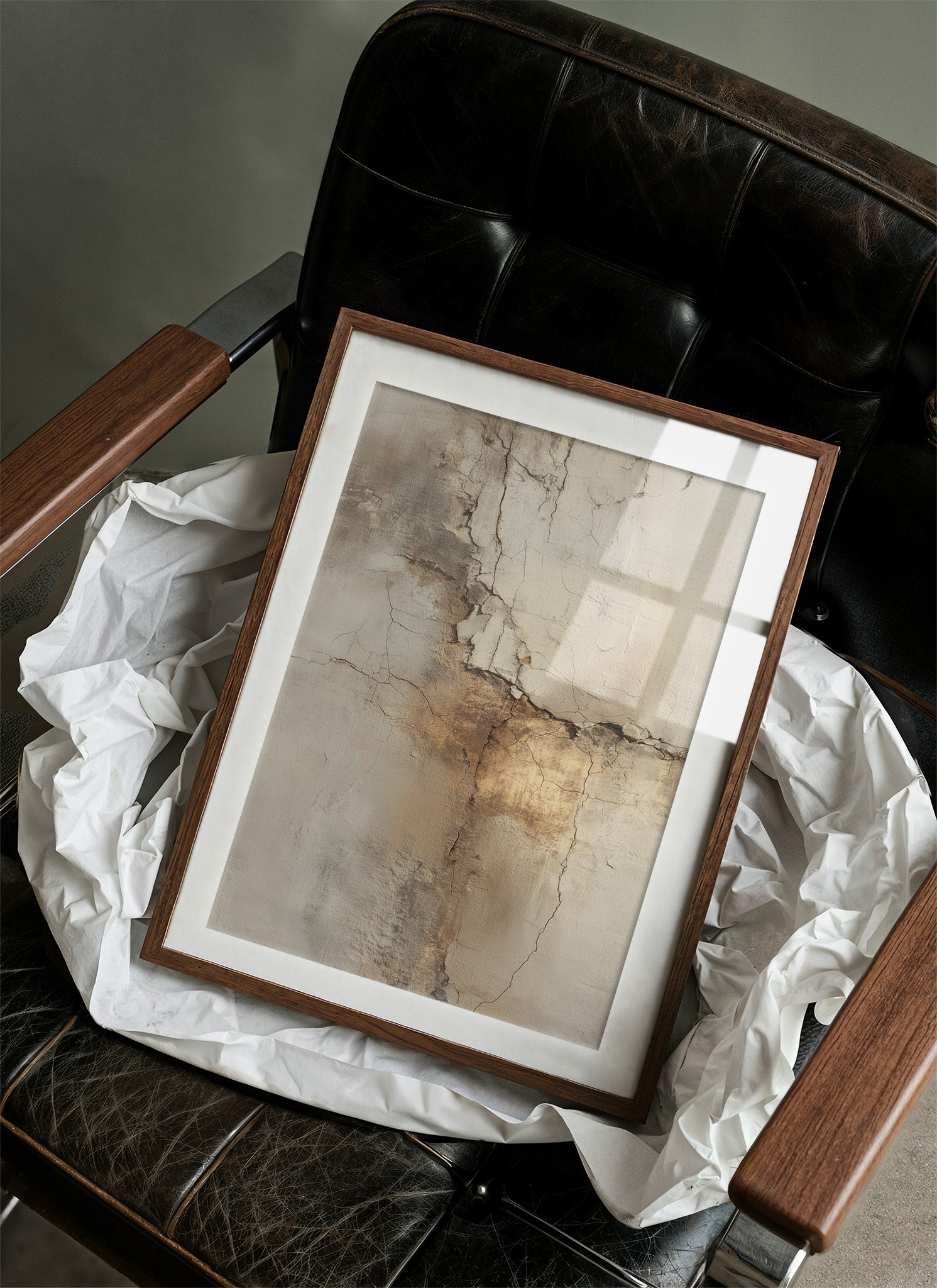 Sunlit Cracks Map Ancient Stories