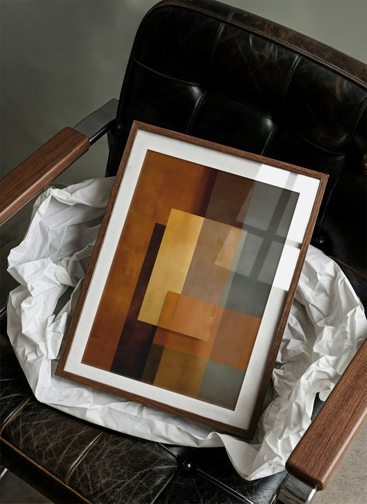 Autumn Light Through City Windows