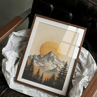 Golden Peaks Above The Bar