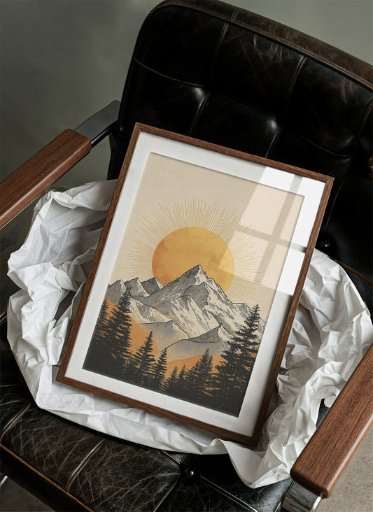 Golden Peaks Above The Bar